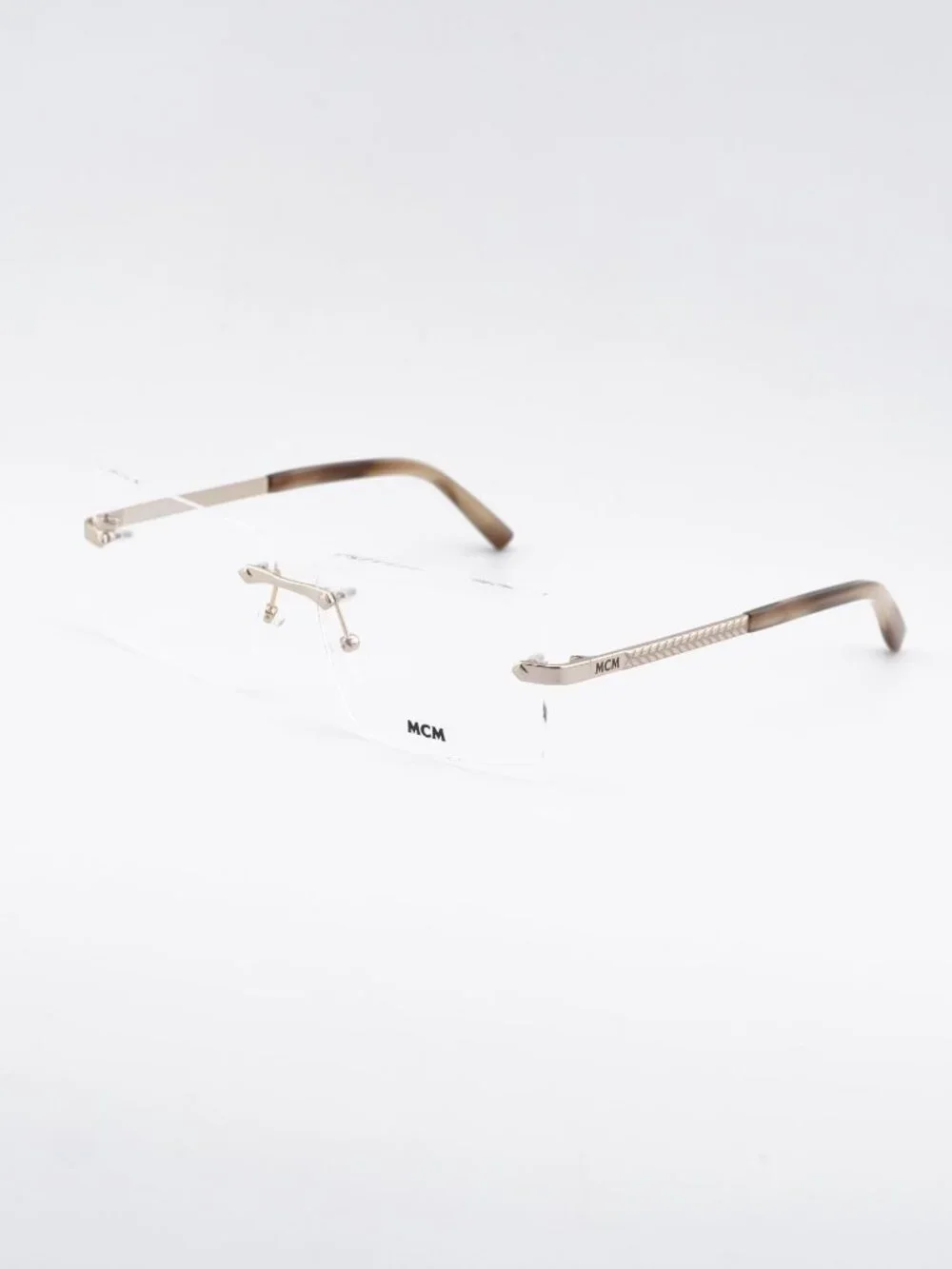 MCM MW5018-H 032 Eyeglasses Pale Gold 56mm Rectangle Frame